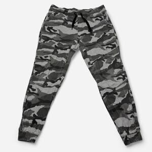Ecko Unltd Gray Camo Jogger Pants Men’s Large Elastic Waist